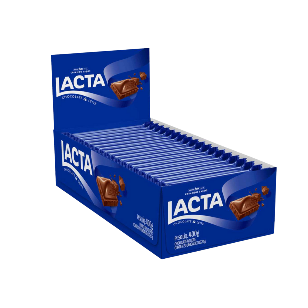 CHOCOLATE AO LEITE LACTA - 400G