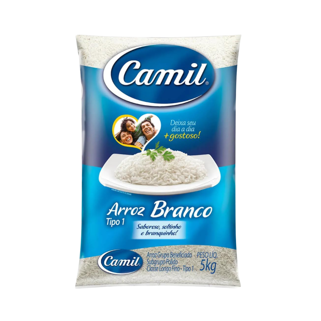 ARROZ BRANCO CAMIL - 5KG