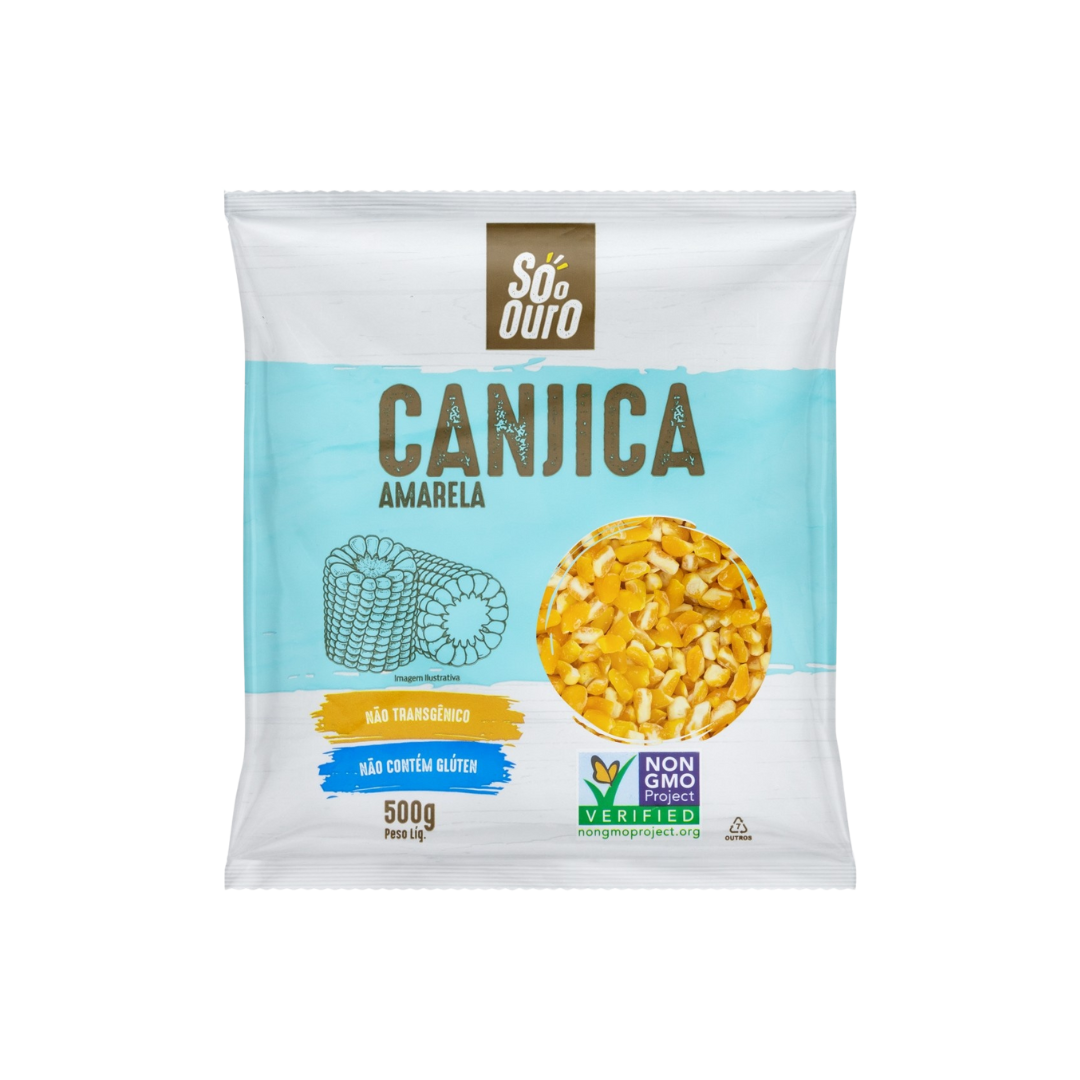 CANJICA AMARELA NAO TRANSGENICO SO OURO - 500G