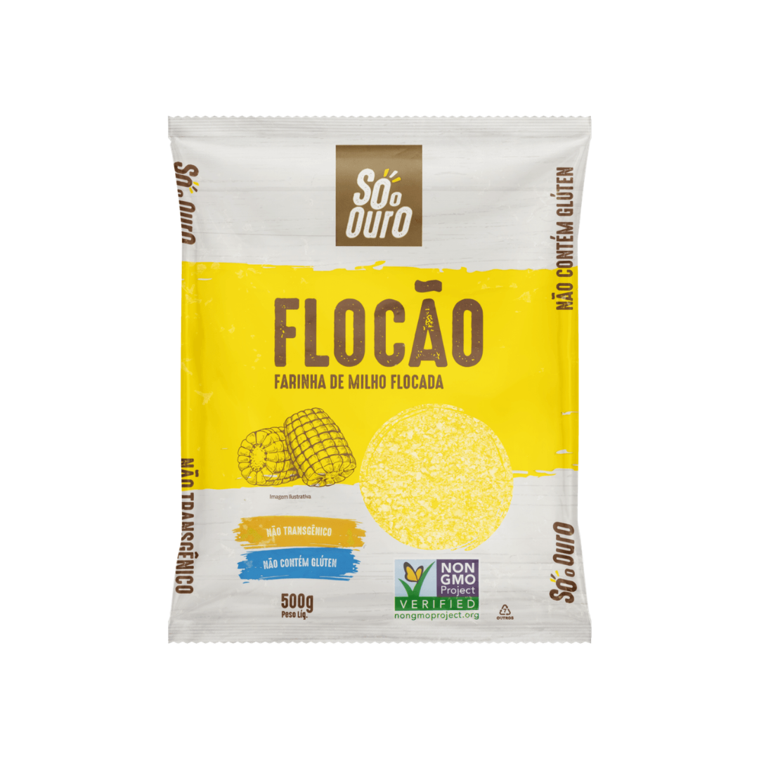 FLOCAO NÃO TRANSGÊNICO SO OURO - 500G