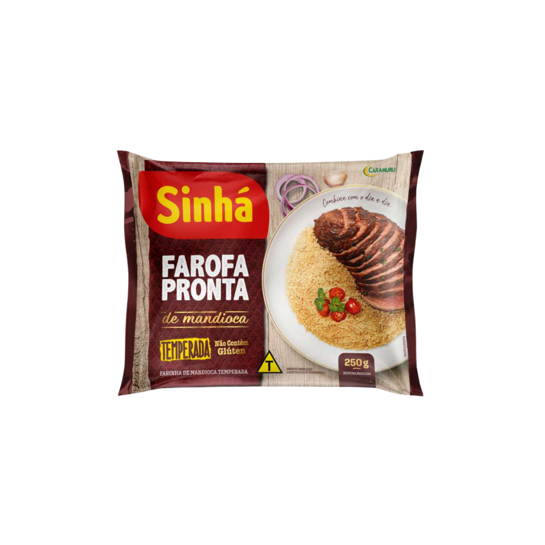 FAROFA DE MANDIOCA PRONTA SINHA - 250G