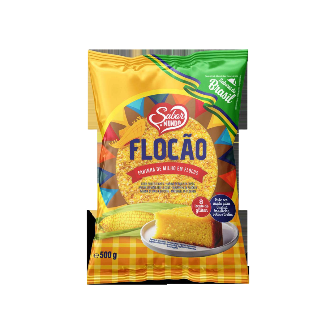 FLOCAO DE MILHO SABOR A MUNDO - 500g
