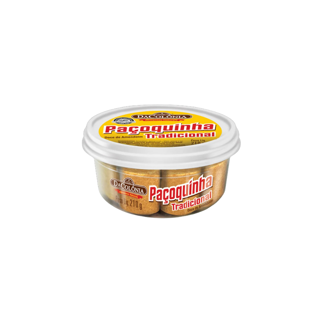 PAÇOCA ROLHA TRADICIONAL DACOLONIA POTE - 210g