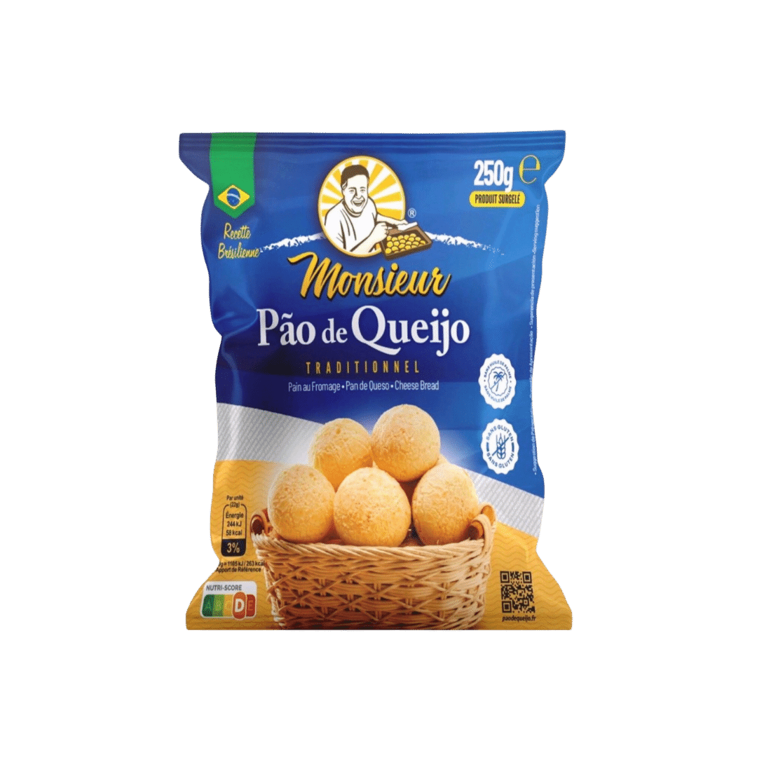 PAO DE QUEIJO MONSIEUR PAO DE QUEIJO - 1Kg