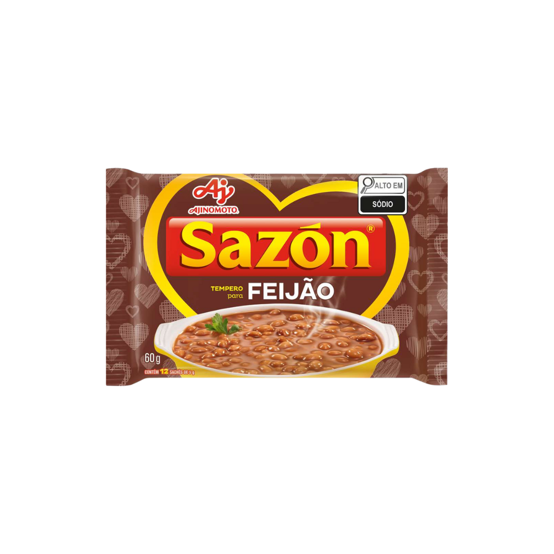 TEMPERO PRONTO P/ FEIJÃO SAZON - 60g