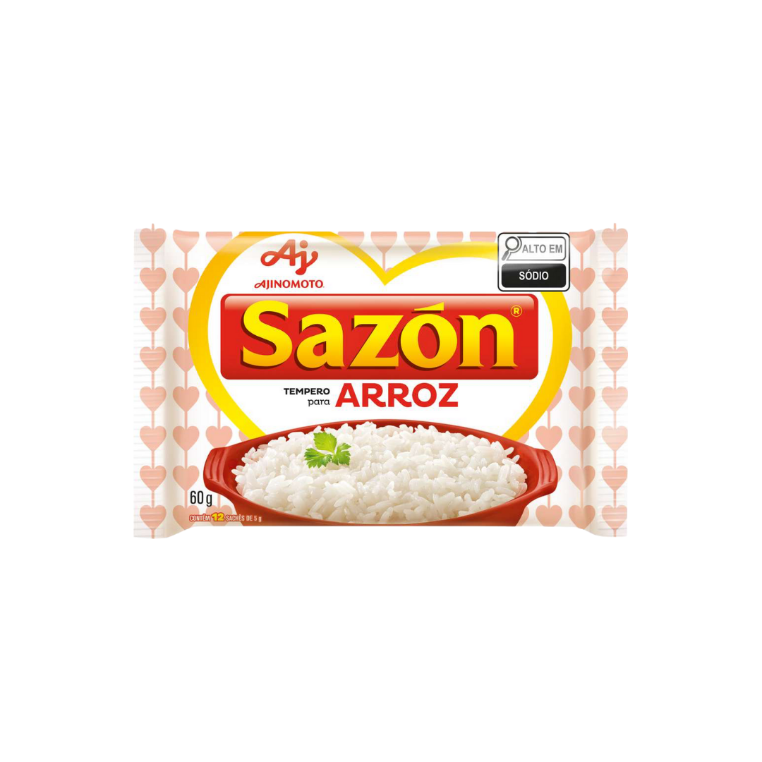 TEMPERO SAZON ARROZ COM SAL - 60G