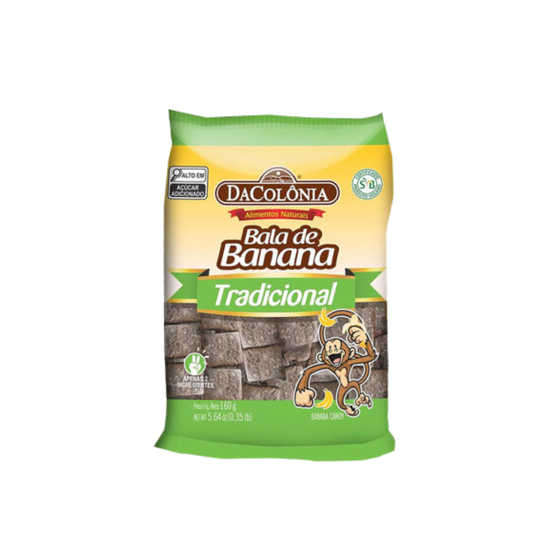 REBUÇADO BANANA DACOLONIA - 160G