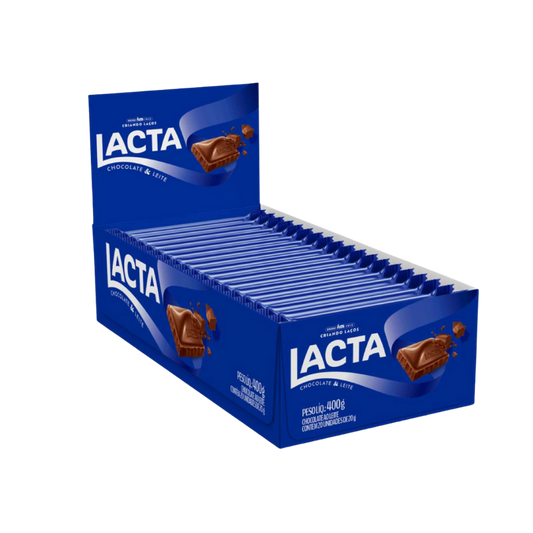 CHOCOLATE AO LEITE LACTA - 400G