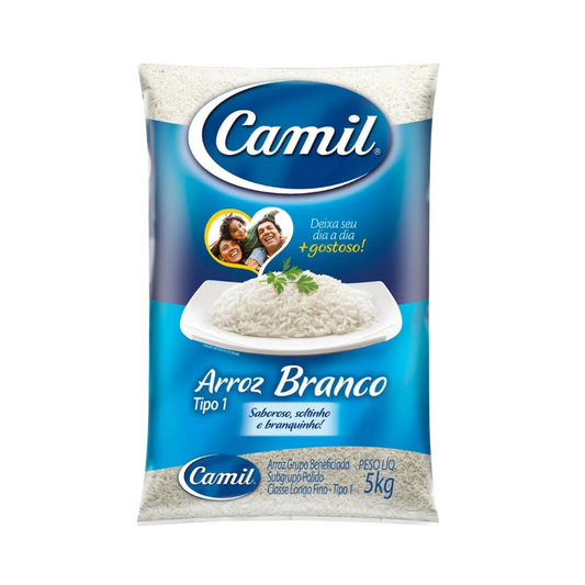 ARROZ BRANCO CAMIL - 5KG