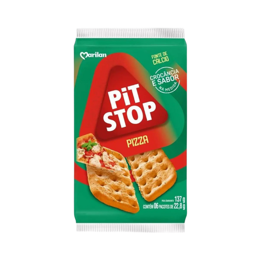 BISCOITO PIT SHOP- CRACKER PIZZA (6 X 22,8g)