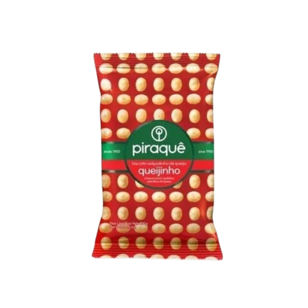 BISCOITO SALGADINHO QUEIJO PIRAQUÊ - 100G