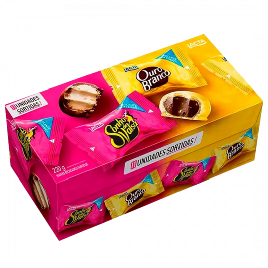BOMBOM SONHO DE VALSA E OURO BRANCO - 220G