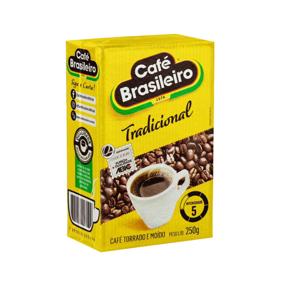 CAFÉ BRASILEIRO TRADICIONAL TRÊS CORACOES - 250G