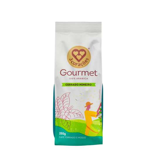 CAFÉ MOÍDO MINEIRO TRÊS CORACOES - 250G
