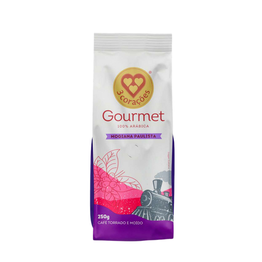 CAFÉ MOÍDO MOGIANA PAULISTA TRÊS CORACOES - 250G