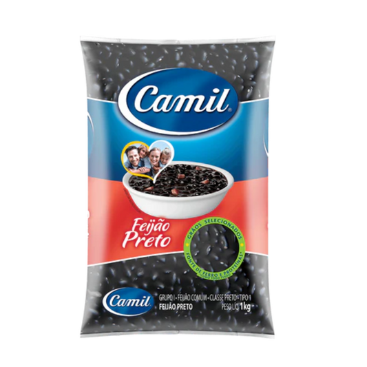 FEIJAO PRETO CAMIL - 1KG