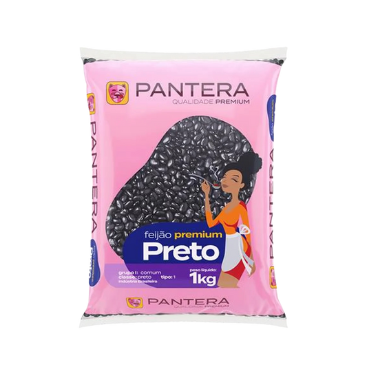 FEIJÃO PRETO PANTERA 1KG