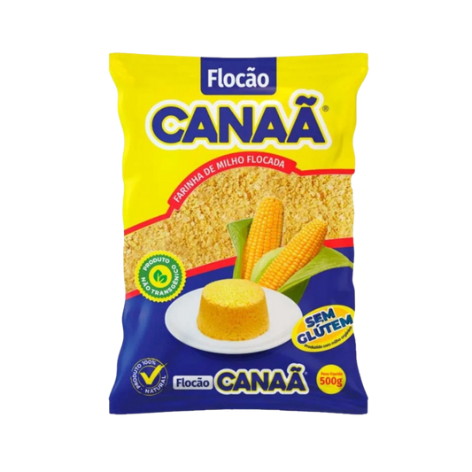 FLOCÃO DE MILHO CANÃA 500G - NÃO TRANSGENICO