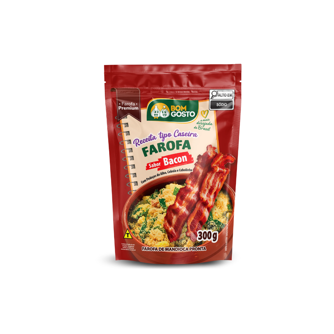 FAROFA BACON BOM GOSTO - 300G