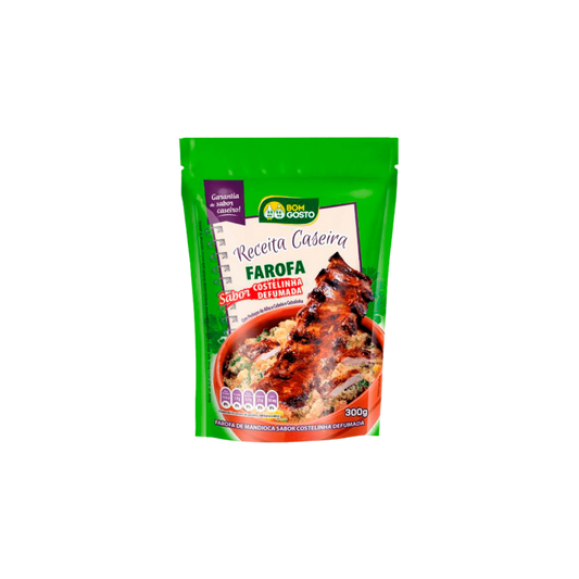 FAROFA COSTELINHA FUMADA BOM GOSTO - 300G