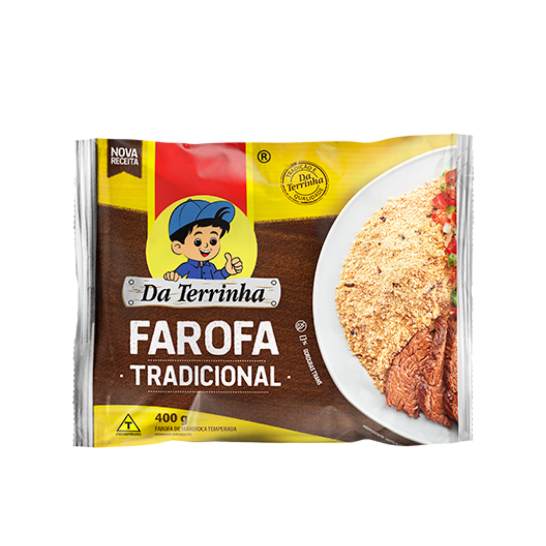 FAROFA PRONTA TRADICIONAL DA TERRINHA - 400G