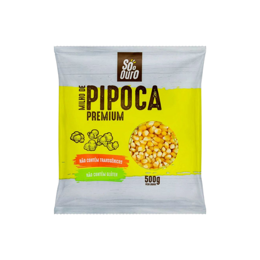MILHO PIPOCA NAO TRANSGENICO SO OURO 500G