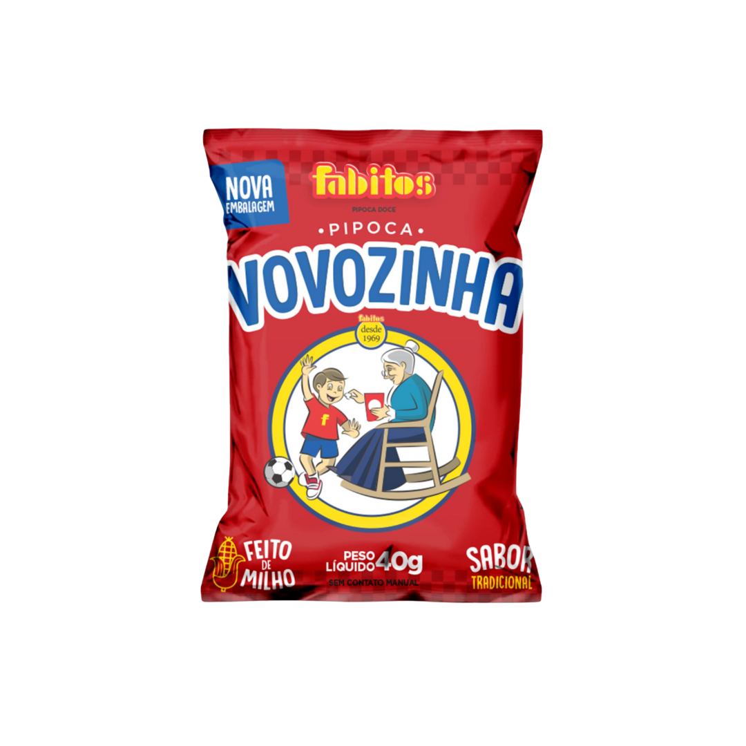 PIPOCA DOCE DE CANJICA VOVOZINHA - 40g