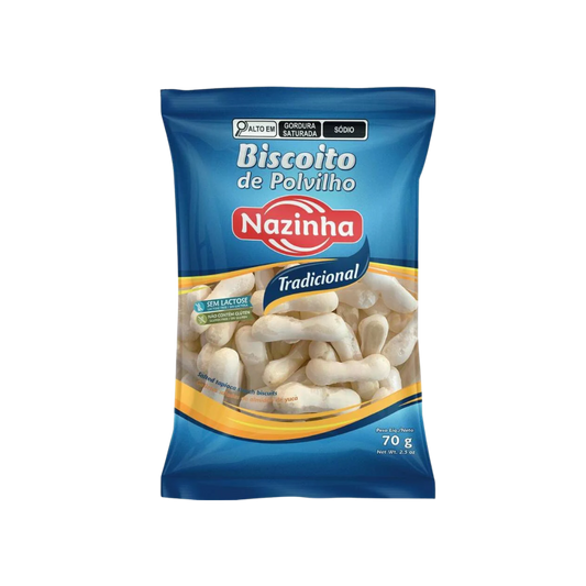 BISCOITO POLVILHO TRADICIONAL NAZINHA - 70G