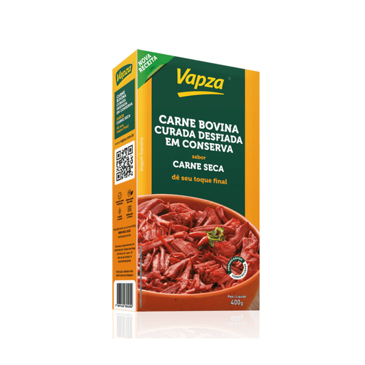 CARNE SECA DESFIADA VAPZA - 400G