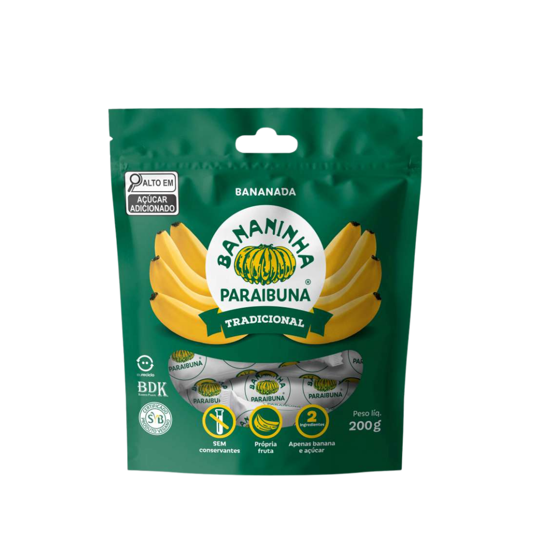 BANANINHA TRADICIONAL PARAIBUNA  - 200G