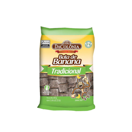 REBUÇADO BANANA DACOLONIA - 160G